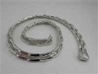 Collana Chimento Donna Double in Oro bianco Diamante 81103005 - 81103005